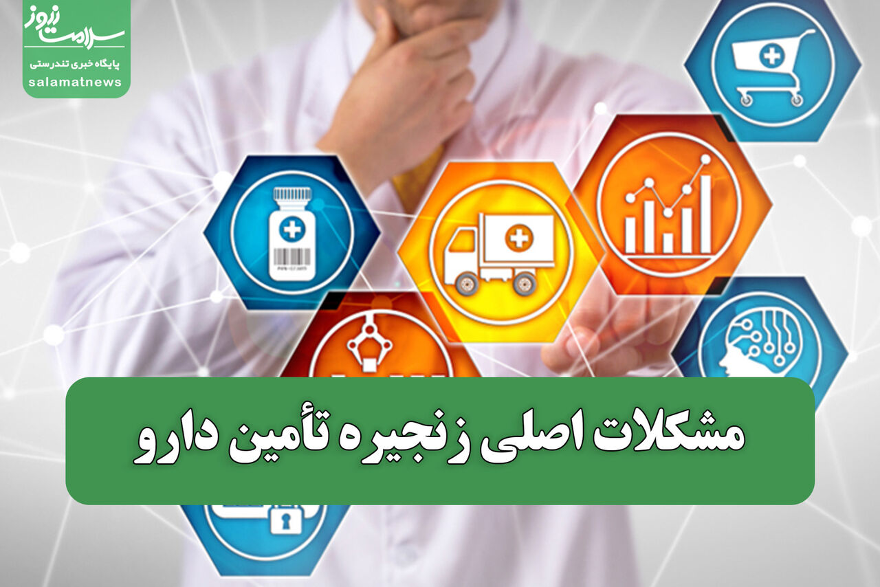 مشکلات اصلی زنجیره تأمین دارو