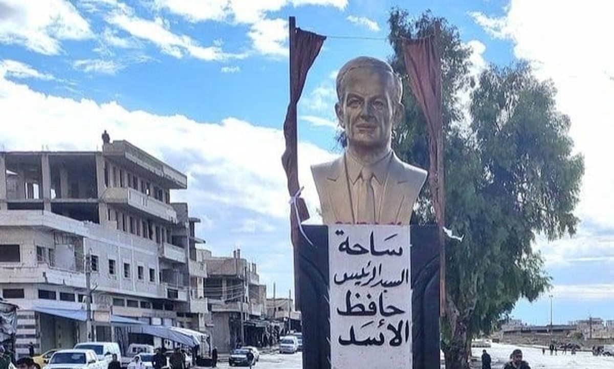 قبر حافظ اسد توالت عمومی شد + فیلم