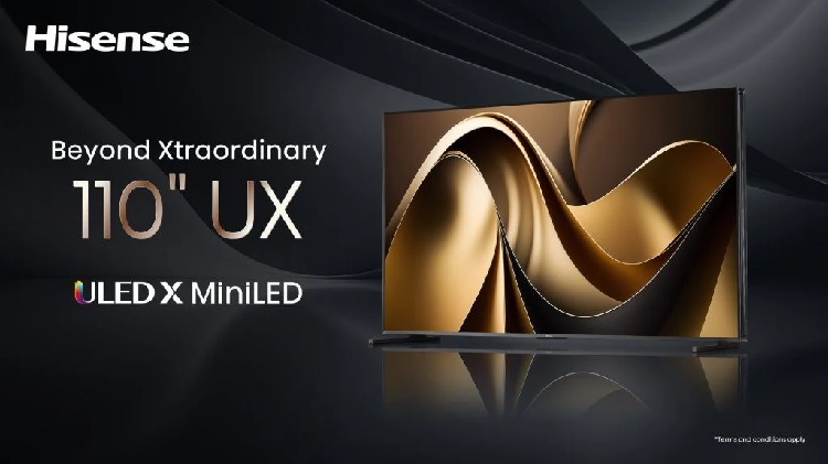 هایسنس تلویزیون 110UX MiniLED خود را به خاورمیانه و آفریقا آورد