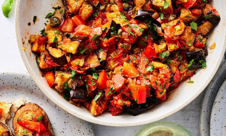 طرز تهیه خوراک بادمجان کرفس+ نکات و فوتوفن ها