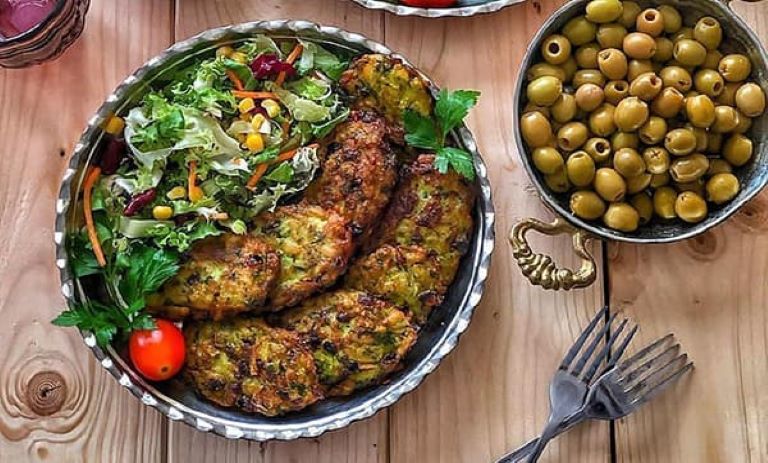 طرز تهیه کتلت سیب زمینی و اسفناج+ نکات و فوتوفن های وا نرفتن