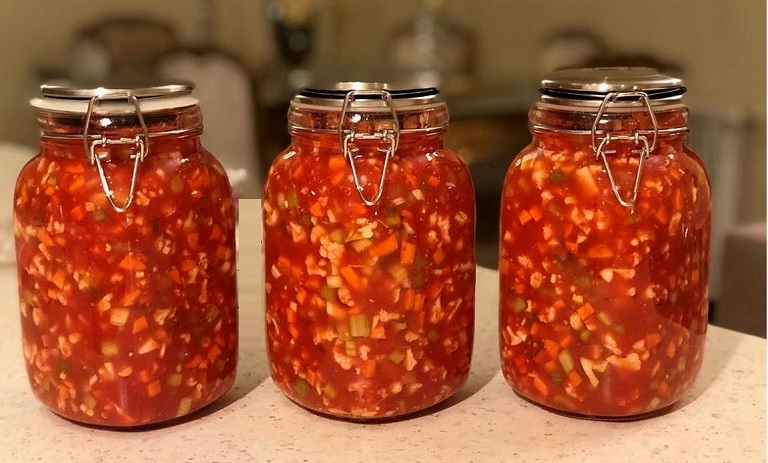 طرز تهیه ترشی گوجه فرنگی+ نکات و فوتوفن ها