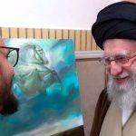 ماجرای تابلویی که حسن روح‌الامین به رهبر انقلاب تقدیم کرد + عکس