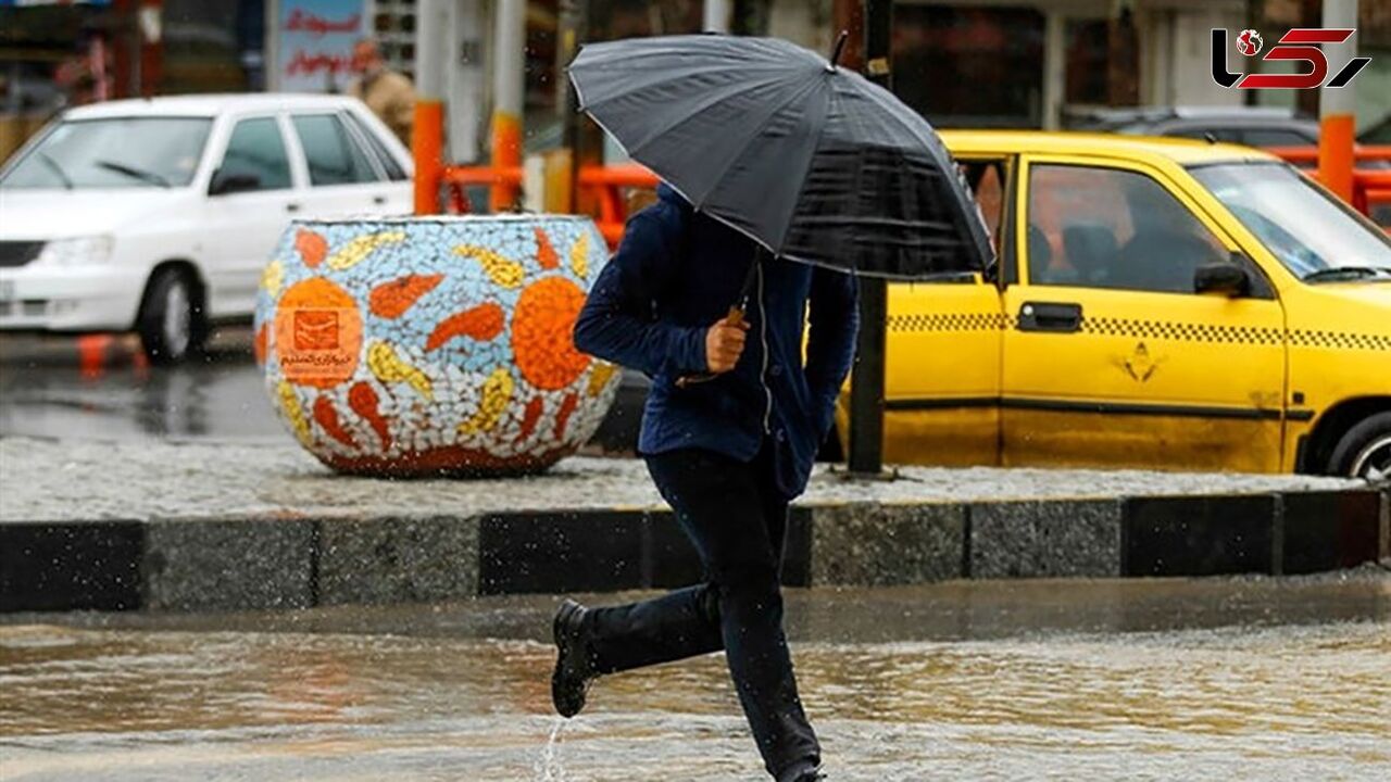 رگبار باران و برف در برخی استان‌ها