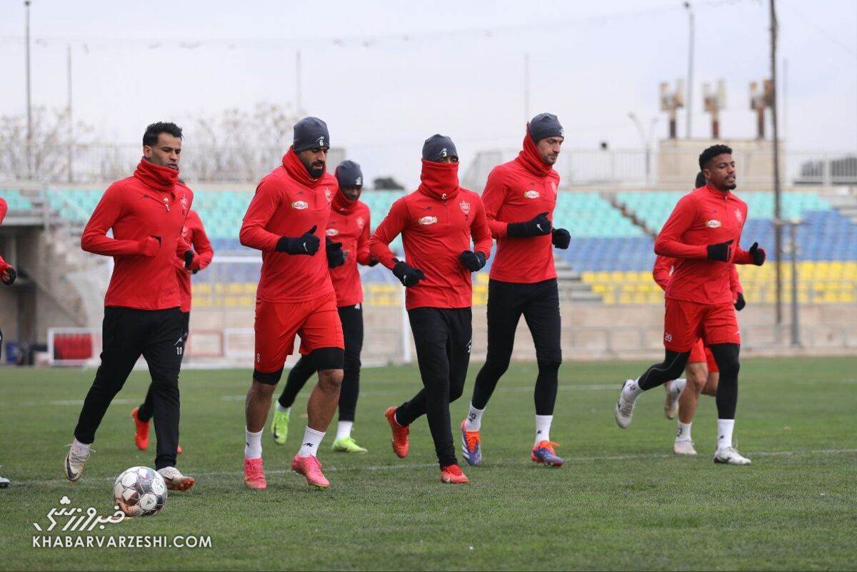 – گزارش تصویری| تمرین پرسپولیس برای تقابل با ذوب آهن
