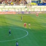 ذوب آهن ۰-۰ پرسپولیس / توقف در ایستگاه حریف ده نفره