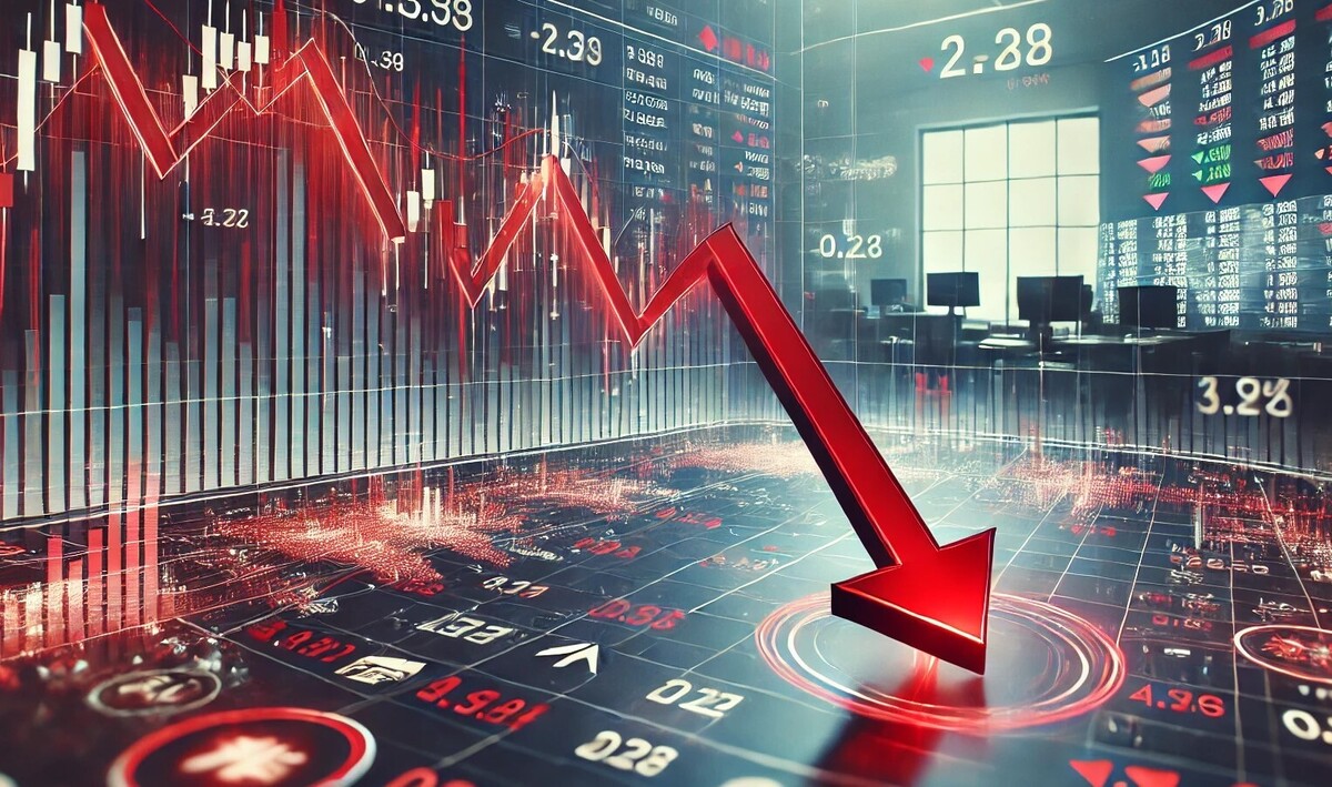 بورس در مسیر نزول؛ ۷۰ درصد نمادها منفی شدند