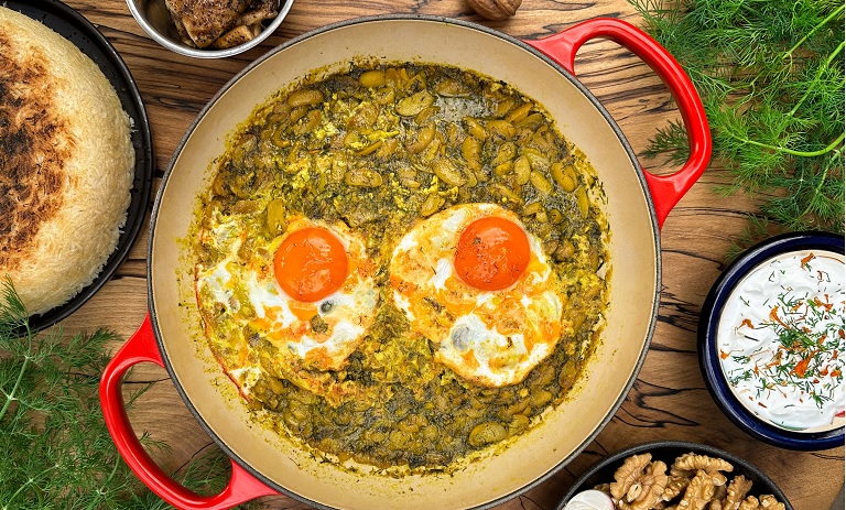 طرز تهیه باقلا قاتق خوشمزه و مخصوص؛ به روش گیلانی