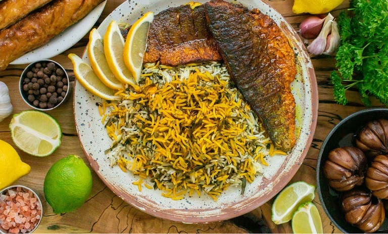 طرز تهیه ماهی زعفرانی+ نکات و فوتوفن ها