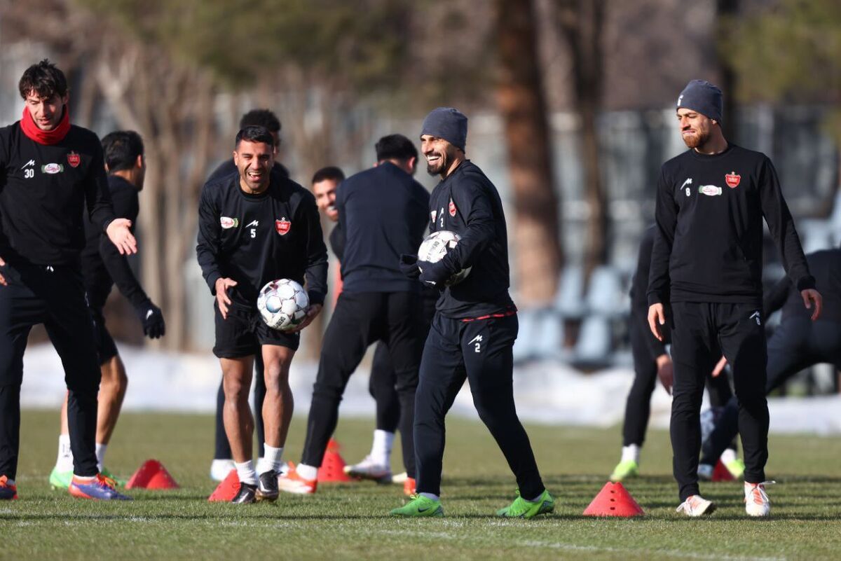 پرسپولیس برای دربی تمرین کرد