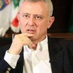 حضور رئیس جریان مسیحی «المرده» در مراسم تشییع شهدای لبنان+ فیلم