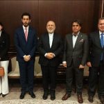 دیدار و گفت‌وگوی ظریف و اعضای یک اندیشکده عراقی