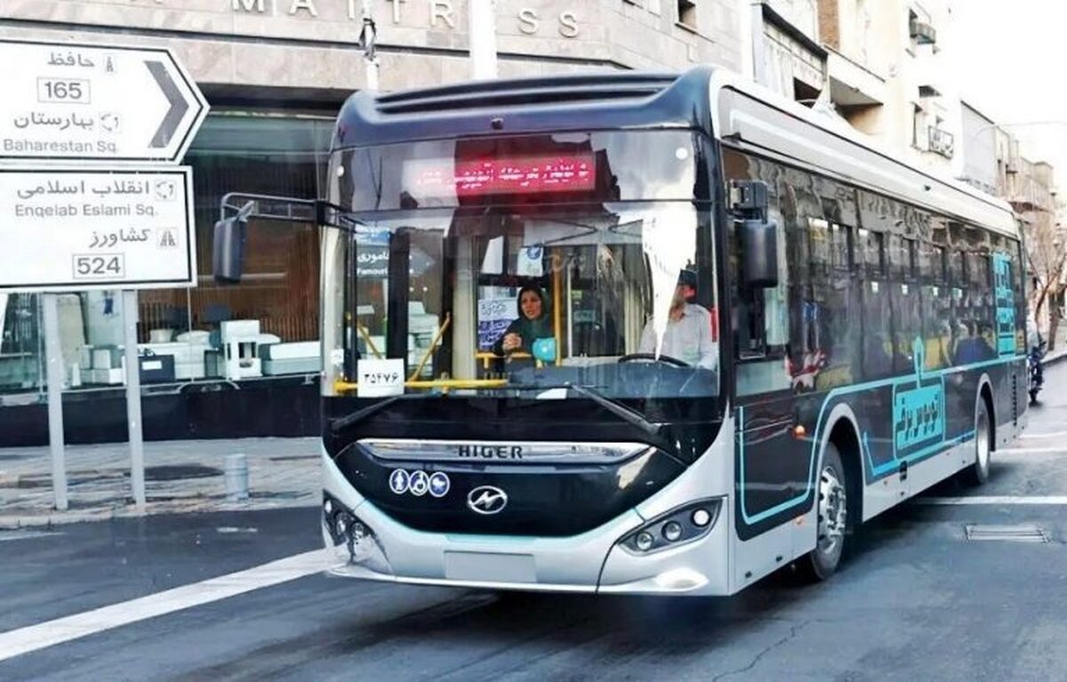اتوبوس های برقی تهران دود میکنند؟