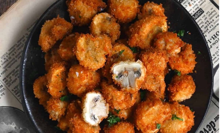 طرز تهیه قارچ سوخاری+ نکات خوشمزهتر شدن