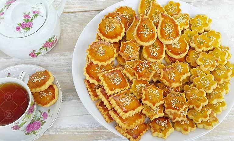 طرز تهیه شیرینی نان چایی قزوینی برای عید+ نکات و فوت‌وفن ها