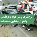 نرخ مرگ و میر حوادث ترافیکی کشور بالاتر از میانگین منطقه است/ رشد ۴۶ درصدی تعرفه‌های پزشکی مربوط به دستمزد پزشکان نیست
