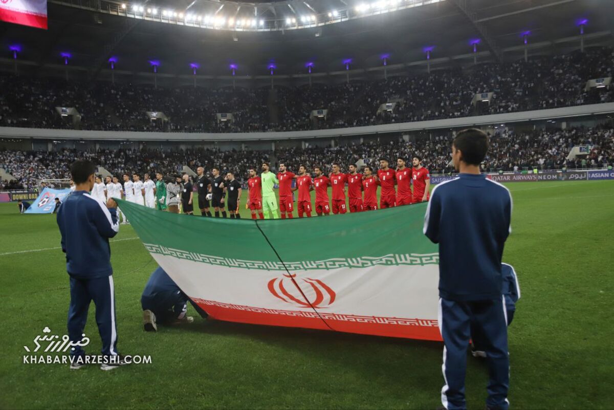 تیم ملی ایران برنده جنگ آمار برابر ازبکستان