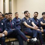 جلسه فنی تیم ملی ایران قبل از بازی با امارات