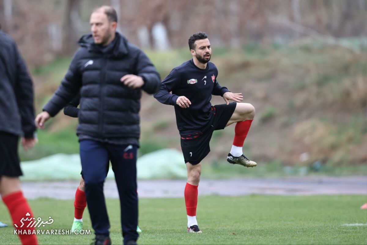 گزارش تصویری| تمرین بهاری پرسپولیس، بدون ملی پوشان