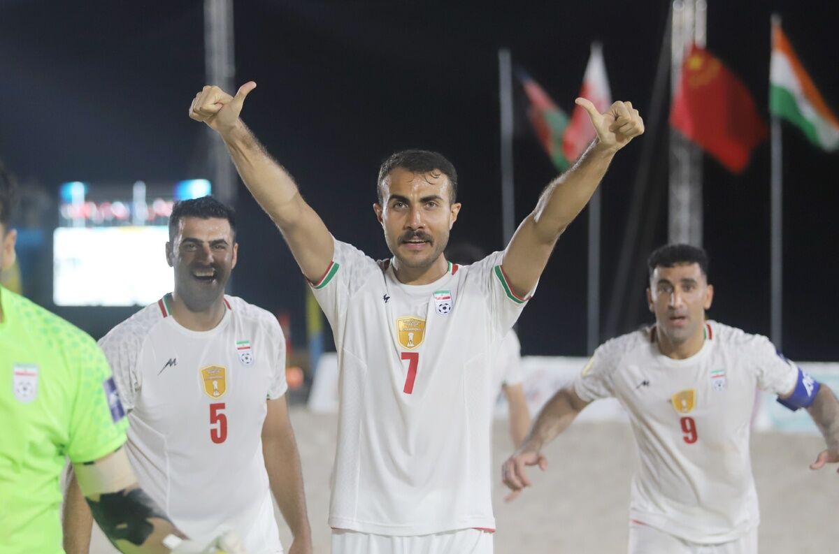 گل ششم ساحلیبازان ایران به بحرین