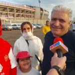 کل کل خانواده پرسپولیسی و استقلالی در آستانه بازی قرمزها با شمس آذر +فیلم