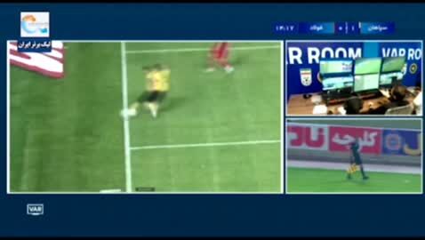 گل سپاهان به فولاد با VAR مردود شد +فیلم