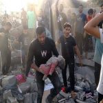 شهادت ۱۵ فلسطینی درحملات امروز رژیم صهیونیستی به غزه
