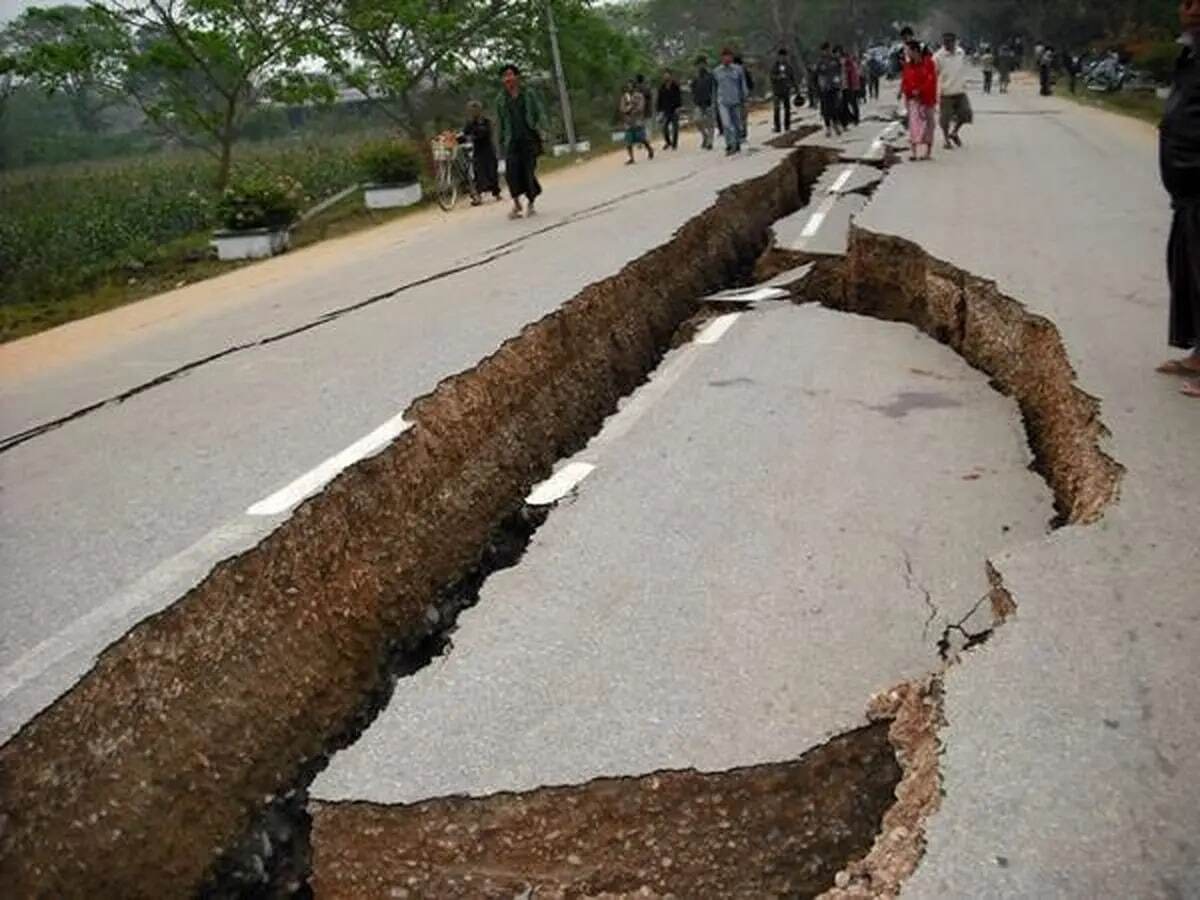 ویدئوهای ترسناک از زلزله ۷.۷ ریشتری امروز میانمار