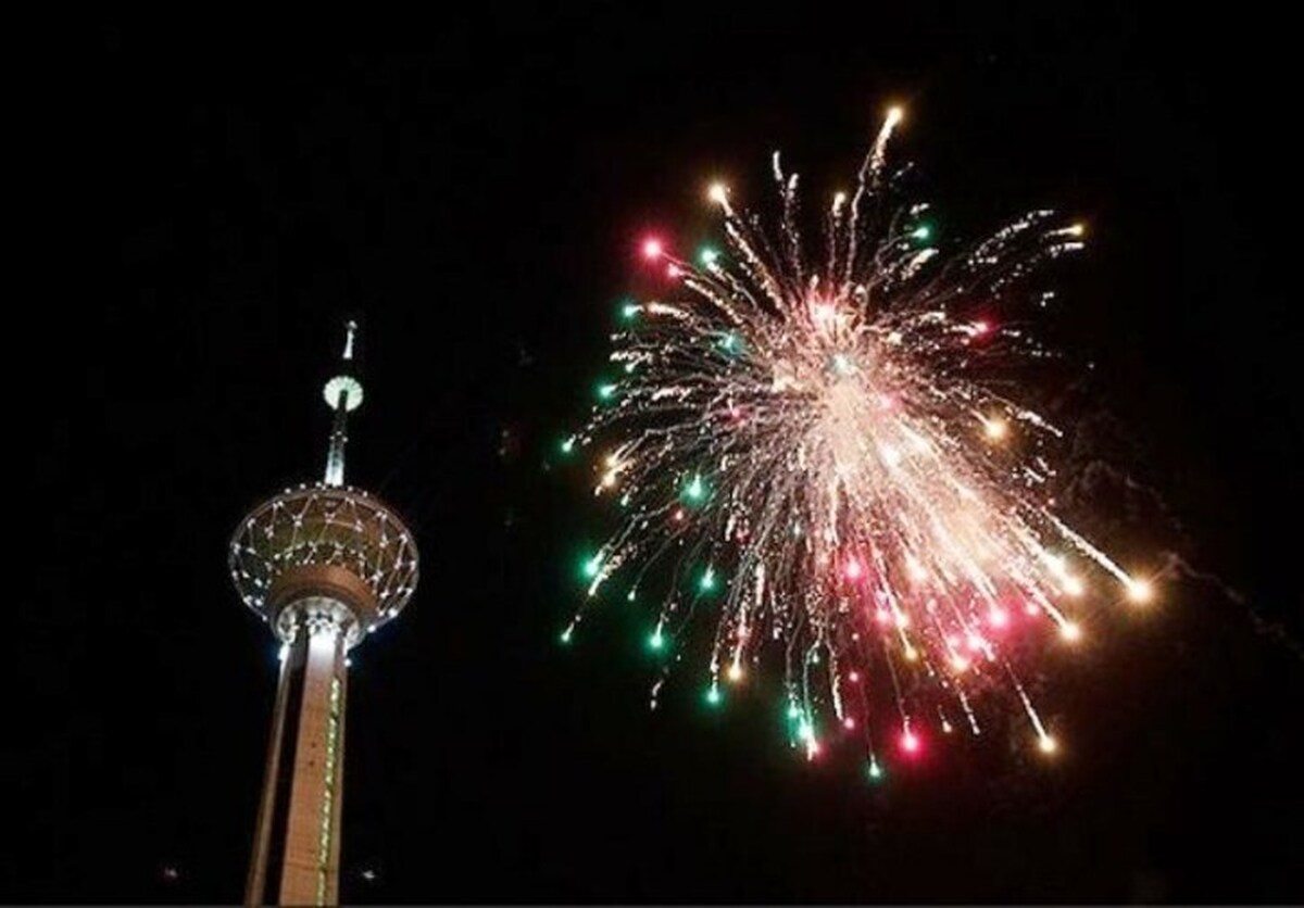 بزرگترین نورافشانی کشور در شب عید فطر