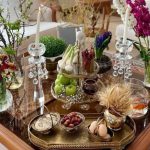 ایده های چیدمان هفت‌سین در ظروف کریستالی؛ جلوه‌ای لوکس و شیک