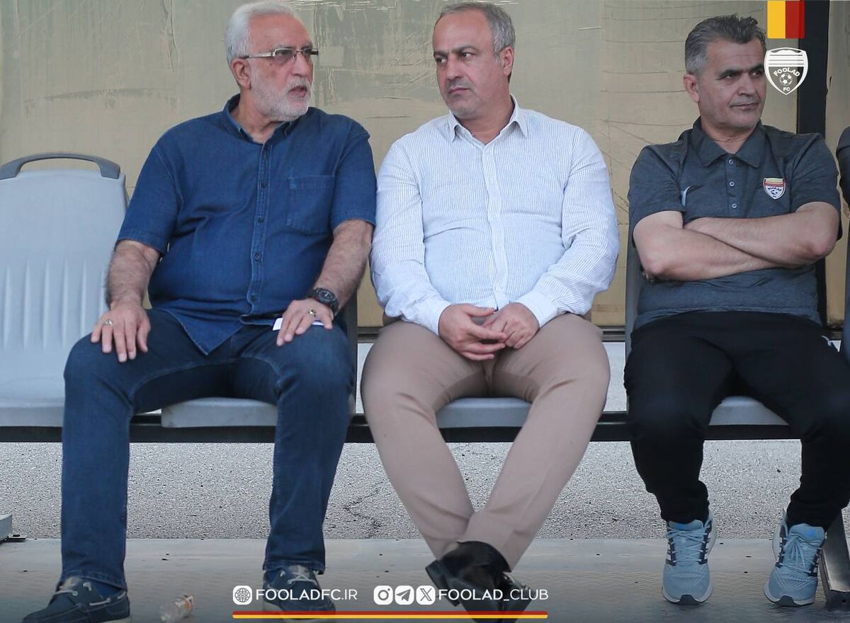 فولادیها در حضور مدیران خود تمرین کردند