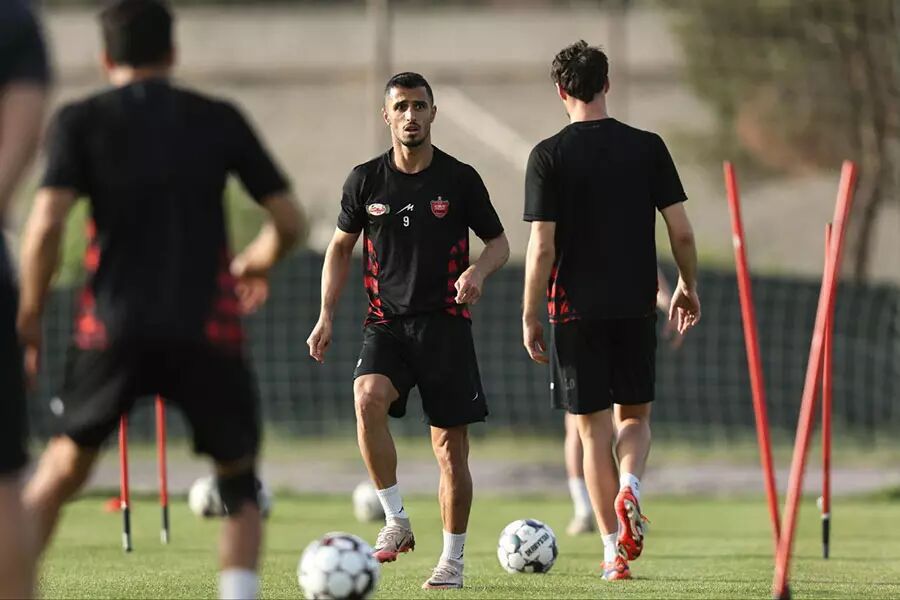 تمرین پرسپولیس پیش از سفر به مازندران