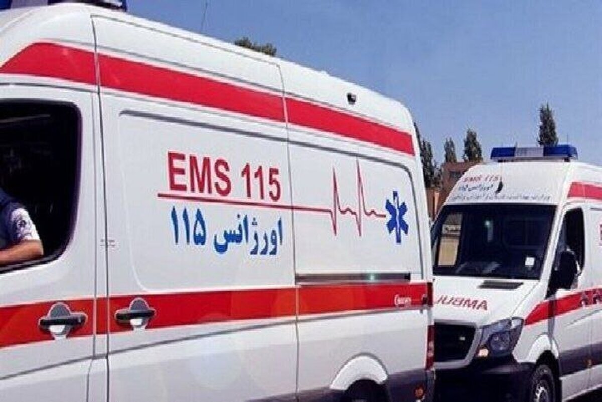 ۱۱ مصدوم در واژگونی مینیبوس کارگران معدن بردسکن