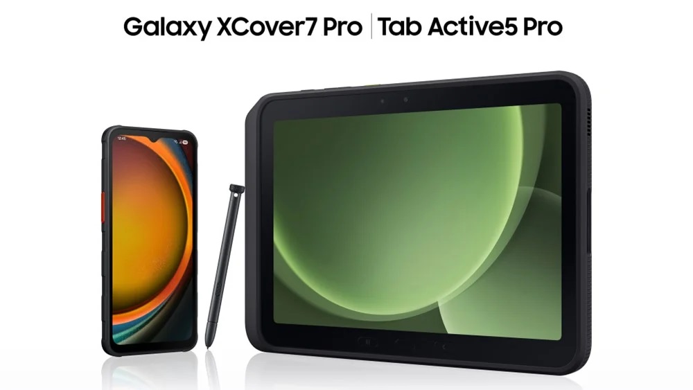 گوشی گلکسی Xcover7 پرو و تبلت گلکسی تب Active5 پرو سامسونگ معرفی شدند
