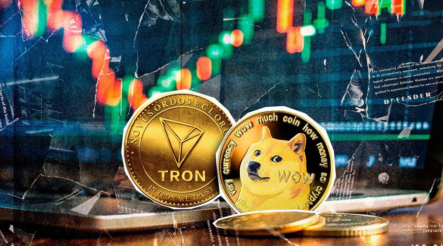 دوجکوین ترون را از سر راه برداشت؛ صعود DOGE به جمع ۸ رمزارز برتر بازار!
