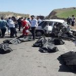 کشته‌شدن ۸ زن و مرد در یک تصادف وحشتناک