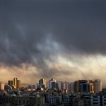 هشدار زرد رنگ فعالیت سامانه بارشی و وزش باد شدید در تهران