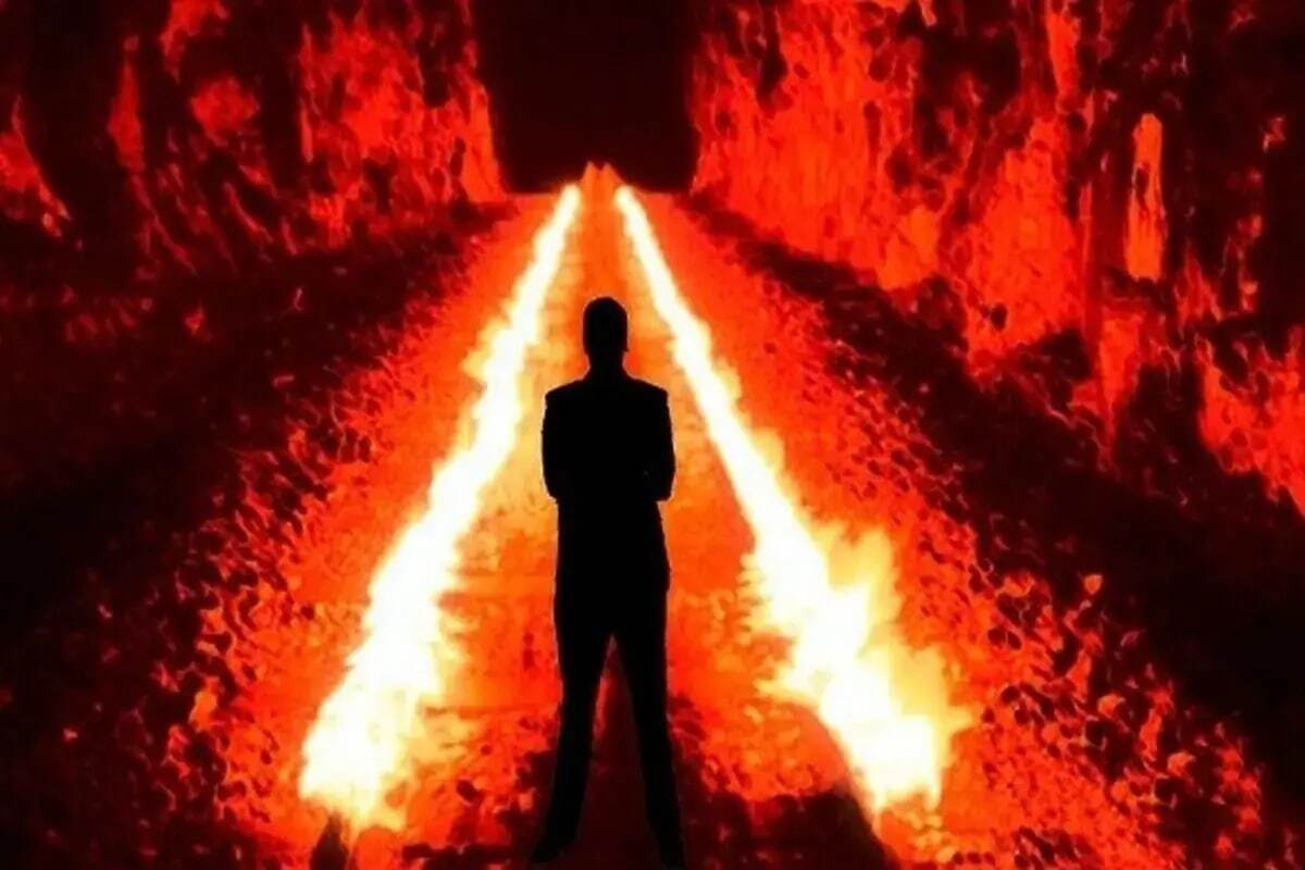 پروژه جهنم فومن رونمایی شد / شبیه سازی آتش جهنم، پل صراط، نکیر و منکر در فومن + فیلم