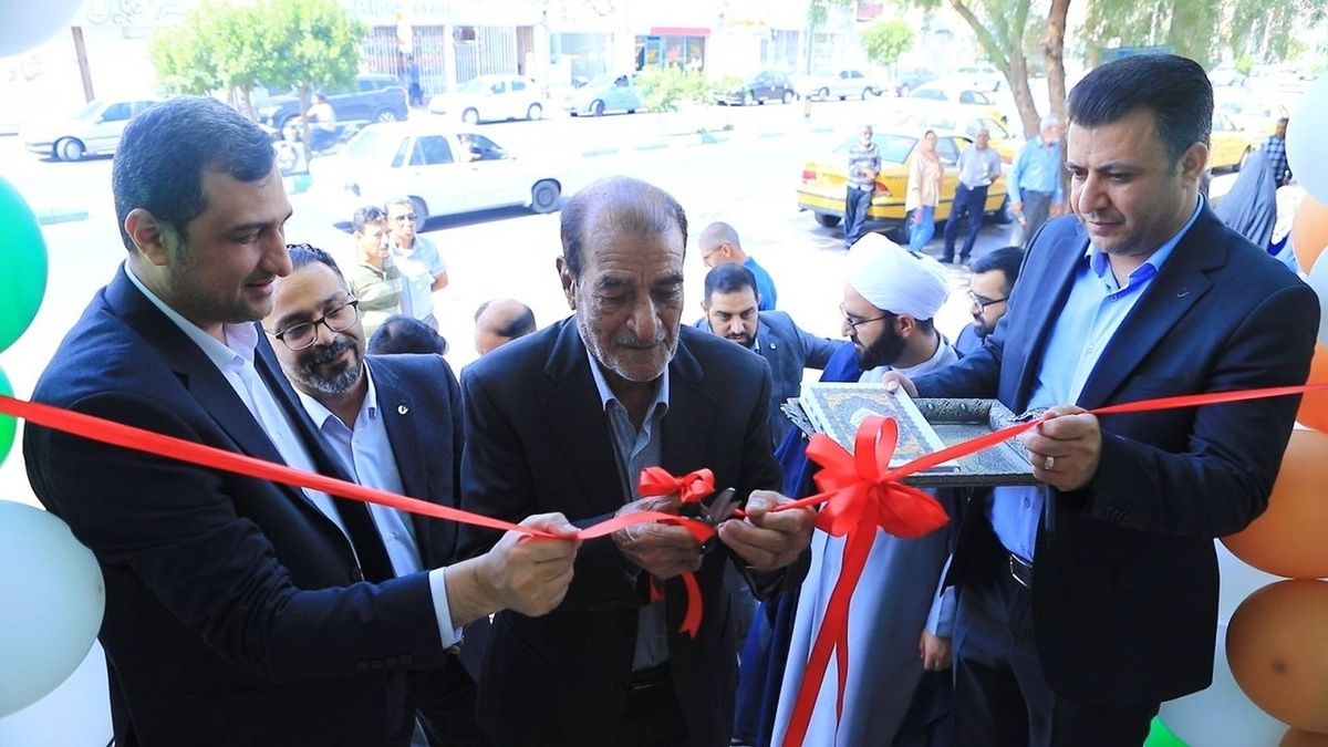 ساختمان جدید شعبه «بم» بانک قرضالحسنه مهر ایران افتتاح شد