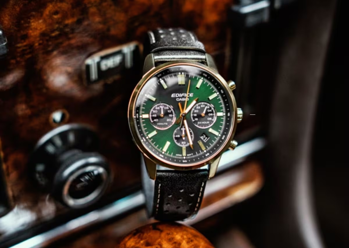 ساعت Casio Edifice EFR-575CL-3A با طراحی الهامگرفته از خودروهای اسپرت کلاسیک معرفی شد