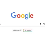 گوگل احتمالا دکمه I’m Feeling Lucky در صفحه جستجو را با دکمه AI Mode جایگزین می‌کند