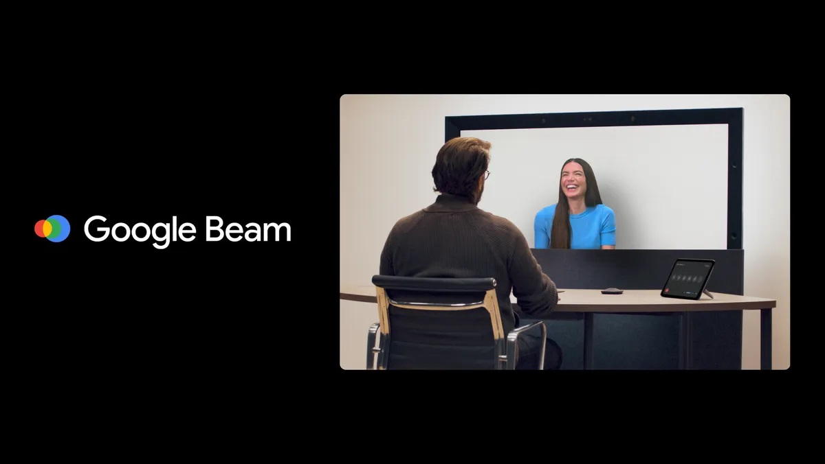پلتفرم هوش مصنوعی Google Beam برای تماس ویدیویی سهبعدی معرفی شد