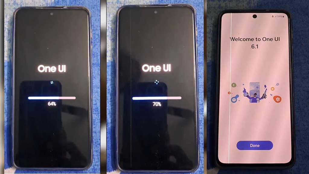 مشکل خط سبز در نمایشگر گلکسی S21 FE سامسونگ در هنگام نصب آپدیت One UI 6.1