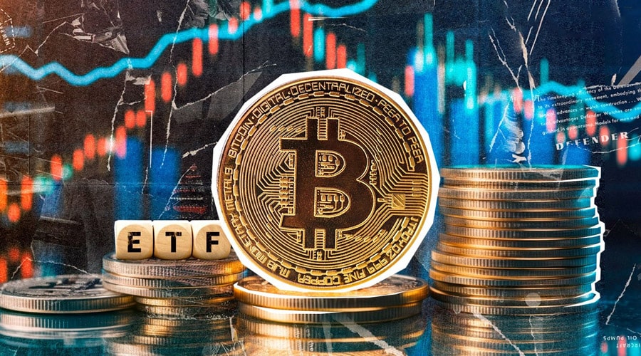 سرمایهگذاری سنگین نهادی در بیتکوین؛ ETFها رکورد ۴۱ میلیارد دلار را زدند!