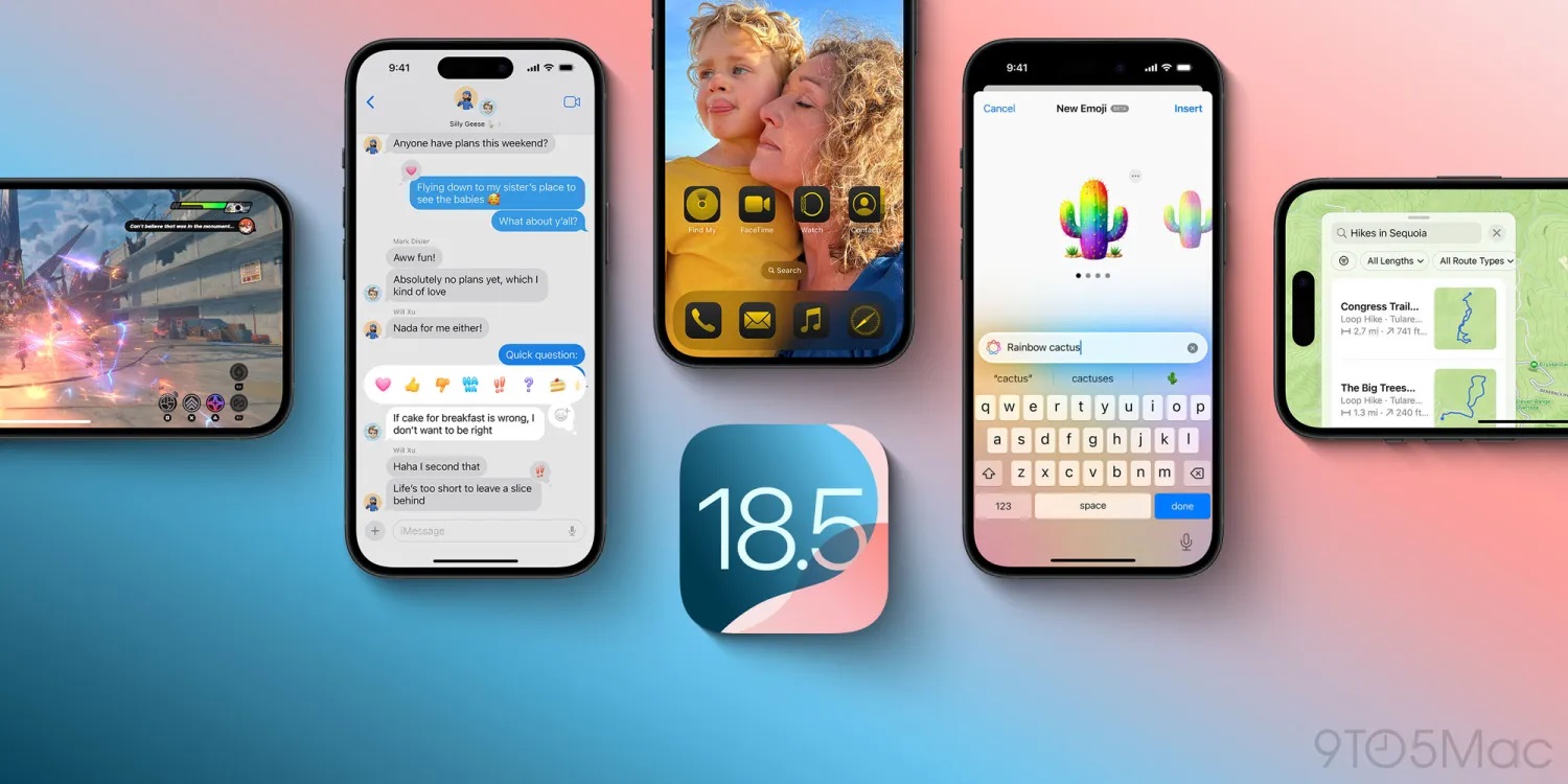 آپدیت iOS 18.5 اپل با قابلیتهای جدید منتشر شد