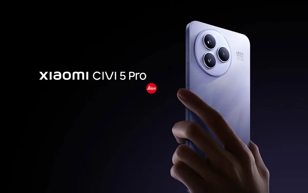 گوشی Xiaomi Civi 5 Pro با تراشه اسنپدراگون 8s نسل 4 و دوربین لایکا معرفی شد