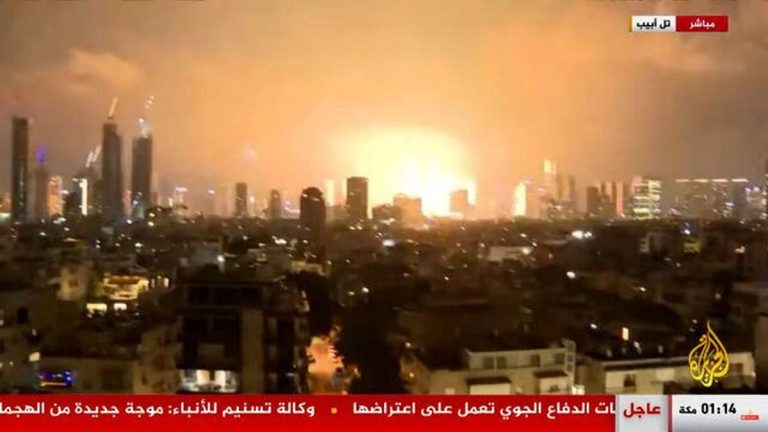 انفجار مهیب در قلب تل‌آویو/ موشک‌های ایرانی به هدف زد