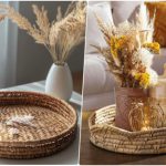 سینی‌ حصیری دکوری رومیزی؛ از طراحی خاص تا کاربری عالی
