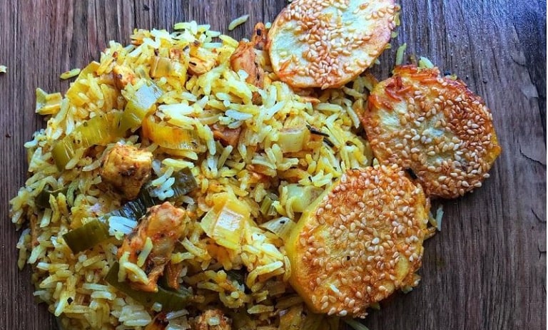 طرز تهیه تره فرنگی پلو+ نکات و فوتوفن ها
