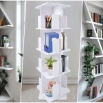 89 مدل کتابخانه سفید مینیمال با طراحی‌های مدرن و شیک